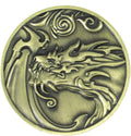 Dragon D2 Coin - Antique Gold