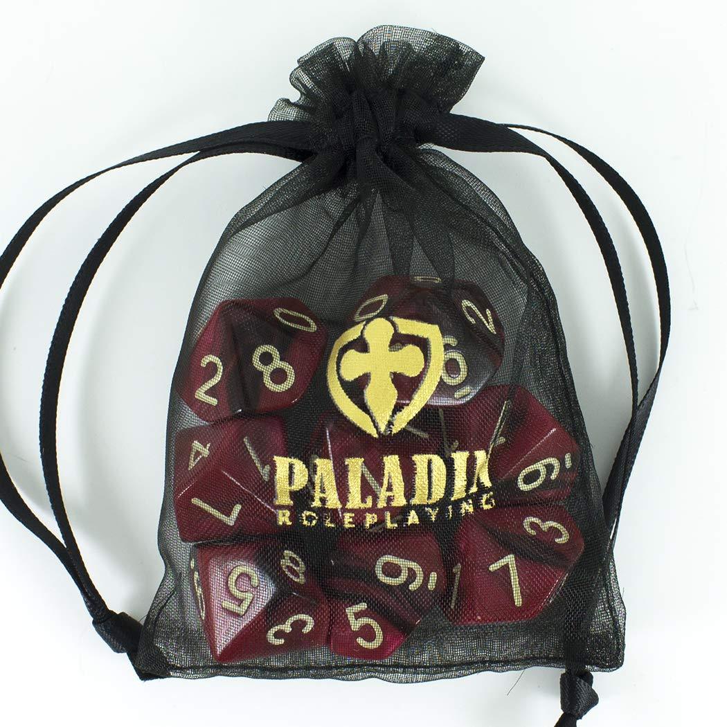 'Blood God' Red and Brown 8 D10 Dice Set