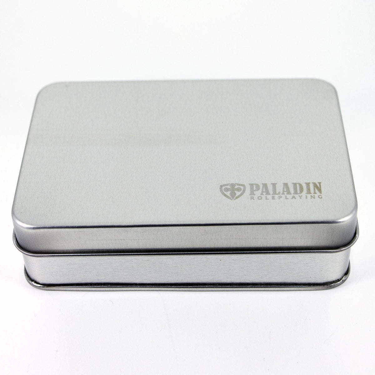 Paladin Roleplaying Antique Silver Metal Dice Set, In Presentation Case