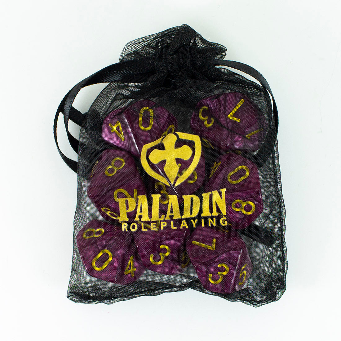 Purple Pearl Dice - 8 D10 Set - 'Plum'