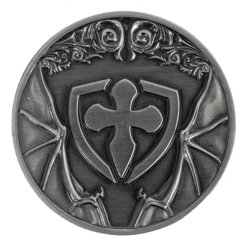 Dragon D2 Coin - Antique Silver