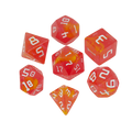 Starfarer 'Red Dwarf' Red and Yellow Sci-Fi RPG dice