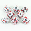 Splatter Dice - Red - D10 Set