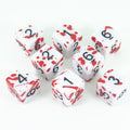 Splatter Dice - Red - D6 Set