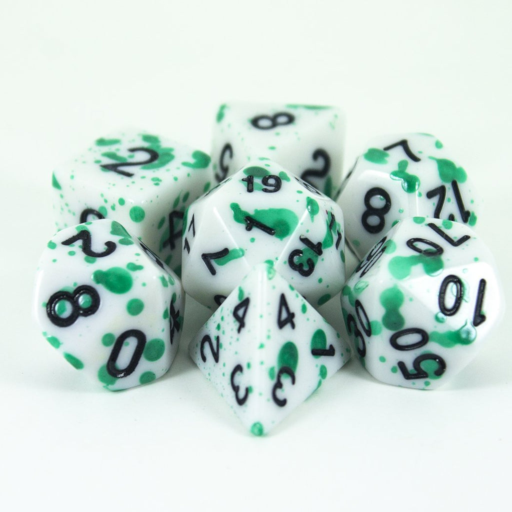 Splatter Dice - Green - RPG Set