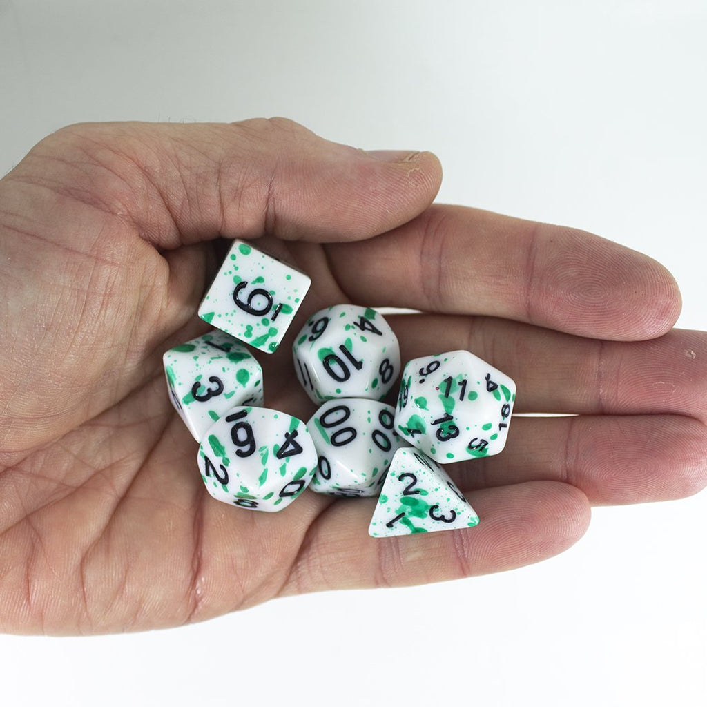 Splatter Dice - Green - RPG Set