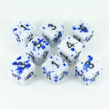 Splatter Dice - Blue - D6 Set