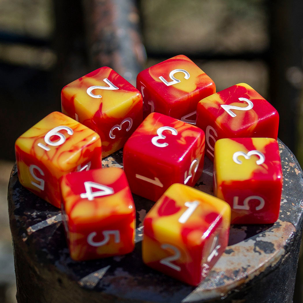 Fireball D6 Dice Set