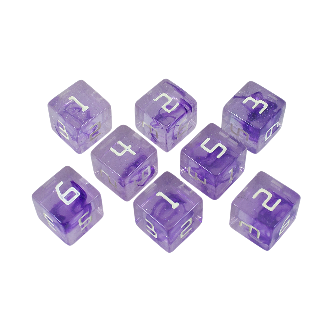 Starfarer 'Sirius' Purple 8D6 dice