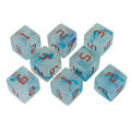 Starfarer 'Cyborg' Grey/Blue 8D6 dice