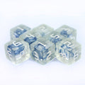 Starfarer 'Polaris' Clear / Blue 8D6 dice