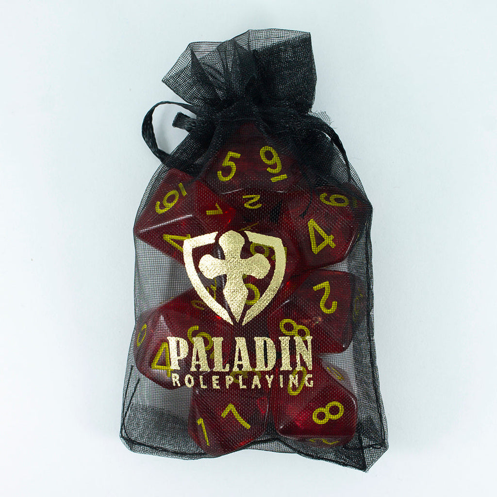 Red Holofoil D10 Dice Set