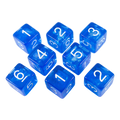 Blue Holofoil D6 Dice Set