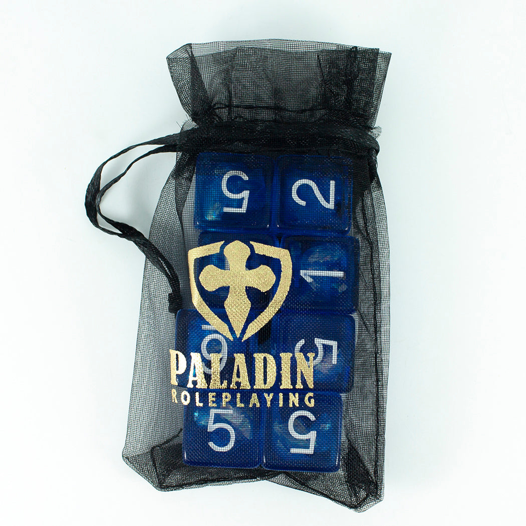 Blue Holofoil D6 Dice Set