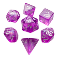 Purple Holofoil RPG Dice Set