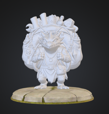 Krix the Kobold STL file for home printing