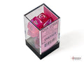 Chessex - Borealis Polyhedral 7 Dice Set - Luminary Polyhedral Pink & Silver