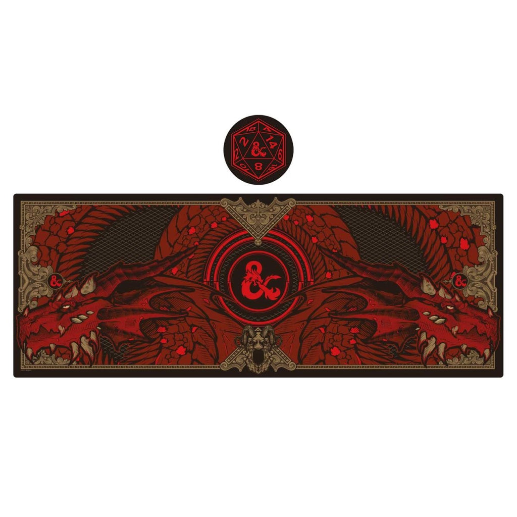 Dungeons & Dragons XL Desk Pad & Coaster Set-0