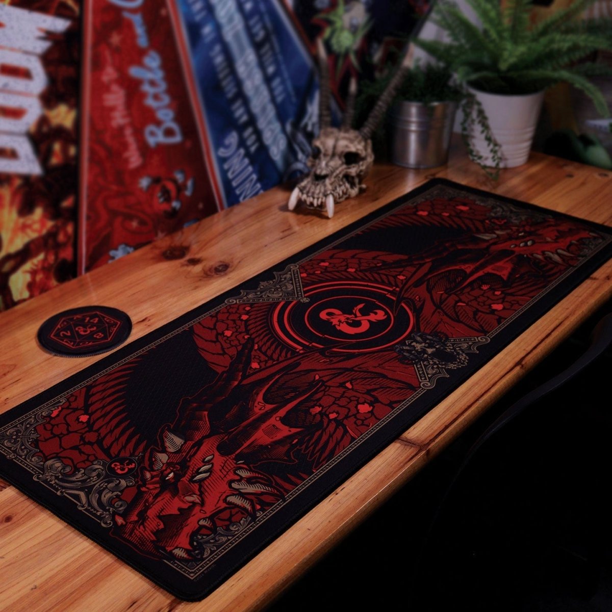 Dungeons & Dragons XL Desk Pad & Coaster Set-4